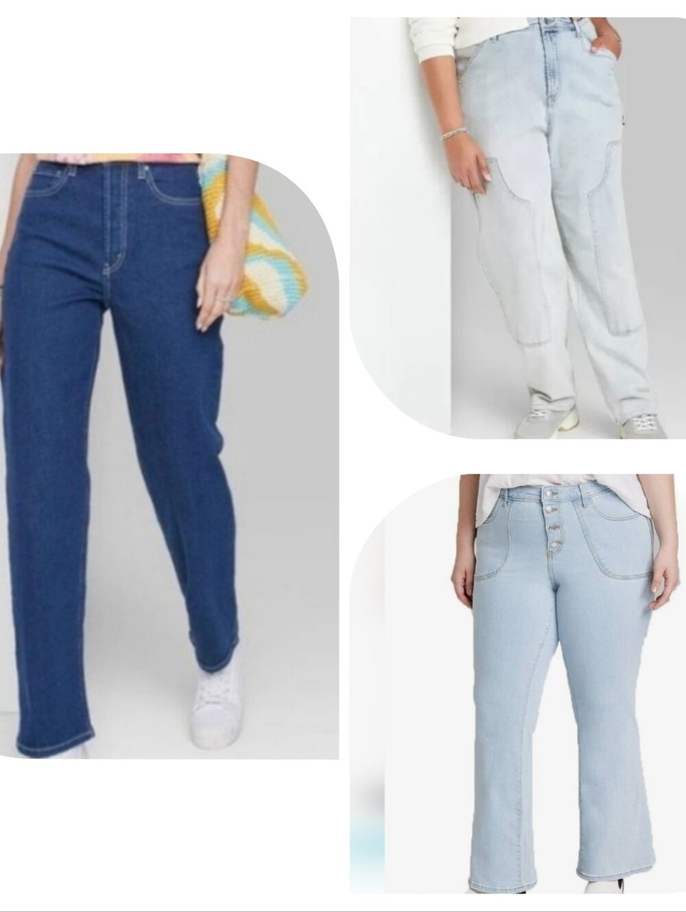 Nwt Womens Wild Fable 3 Pair Jeans Bundle